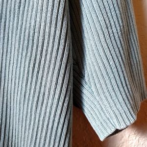 Cozy gray blue Loft sweater